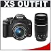 Canon Digital Rebel XS 10.1MP Digital SLR Camera (Black) + Canon EF-S 18-55mm IS Lens + Canon EF 75-300mm III Lens