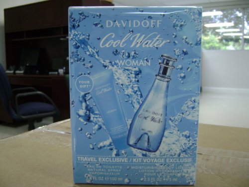 Davidoff Cool Water Woman 100 ml EdT + 75 ml Bodylotion Preisvergleich