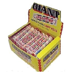 Giant Smarties Candy Rolls - 36 x 1 Ounce Rolls per Box