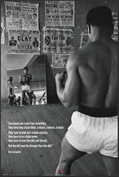 Muhammad Ali In the Gym 24x36 Sports Poster Framed
