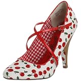 Naughty Monkey Womens Cherry Pop Pump,Red,8.5 M