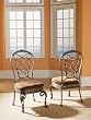 Rosemary "Antique Grey" with Textured Black & Silver Highlights Dining Side Chair, 18-3/4" Seat Height - 2 pcs in 1 carton