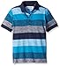 Sovereign Code Boys' Brecken Short Sleeve Rugby Striped Polo Shirt