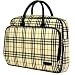 15.6' Laptop Notebook Case Carrying Bag Briefcase Lady(Check Pattern)