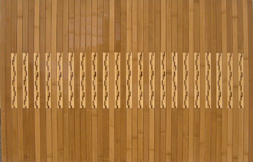 Anji Mountain Bamboo Chairmat & Rug Co. 2-Foot-by-3-Foot Bamboo Kitchen and Bath Mat