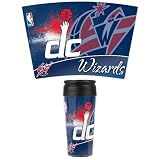 Washington Wizards Official 16oz Capacity NBA Travel Mug