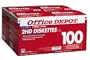 Office Depot(R) 3 1/2" Bulk Diskettes, IBM(R) Format, DS/HD, Black, Box Of 100
