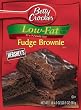 Betty Crocker Low Fat Fudge Brownie Mix, 20.5-Ounce Boxes (Pack of 12)