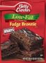 Betty Crocker Low Fat Fudge Brownie Mix, 20.5-Ounce Boxes (Pack of 12)