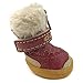 Alfie Pet by Petoga Couture - Harrison All Weather Set of 4 Dog Boots/Sneakers - Color: Red, Size: L