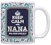 Keep Calm Nana Will Take Care of It Gift Coffee Mug Tea Cup Paisley