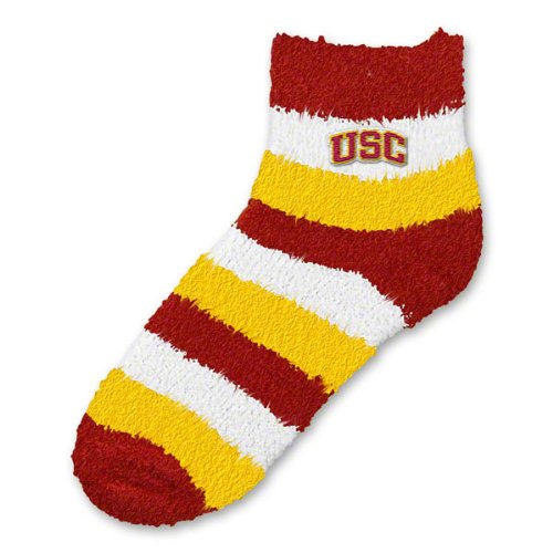 USC Trojans Women's Pro Stripe Sleep Soft Socks