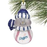 L.A. Dodgers New All-Star Light-Up Snowman Ornament