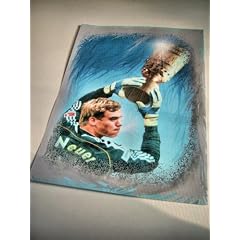 MANUEL NEUER MIT DFB-POKAL Top- Kunstdruck - direkt vom K�nstler 30cm x 42cm