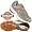 Silver/Orange