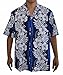 Men's Panel Floral Hawaiian Aloha Shirt