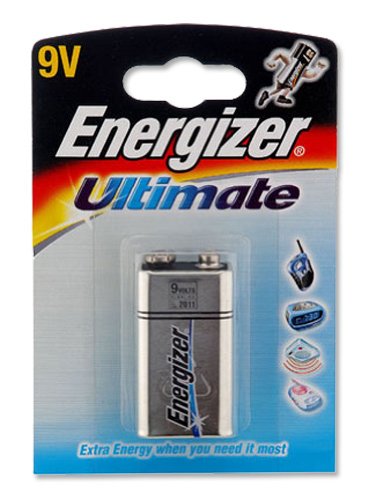 Energizer Ultimate Battery Alkaline 6LR61 9V Ref 629781