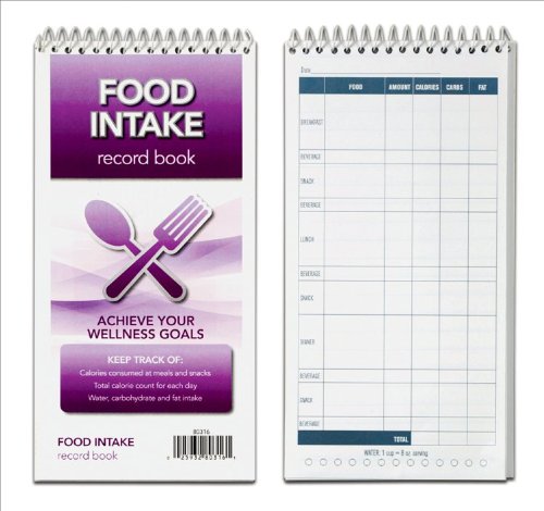 TOPS Food Intake Record Book, 4 x 8 Inches, 70 Sheets, 80316