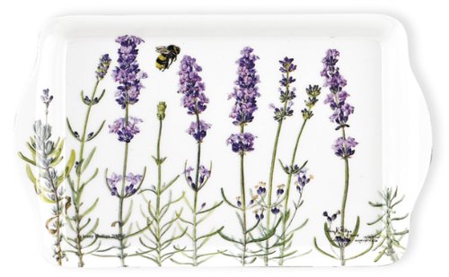 Ashdene I Love Lavender 9.2 by 15-Inch 100-Percent Melamine Medium Tray On Sale