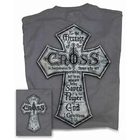 Cross Charcoal Adult T-Shirt