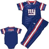 Reebok New York Giants Infant Short Sleeve Creeper and Pant Set