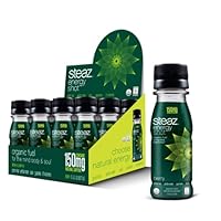 Steaz Berry Energy Shot, 2.5 Ounce Bottles (Pack of 12)
