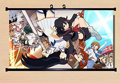 Home Decor Kill la Kill Cosplay Fabyic Wall Scroll Painting Poster 22 X 16 Inches