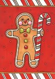 Gingerbread Man House Flag