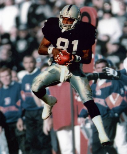 TIM BROWN OAKLAND RAIDERS 8X10 SPORTS ACTION PHOTO J
