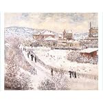 View of Argenteuil; Snow - Claude Monet (Holiday Cards) book cover