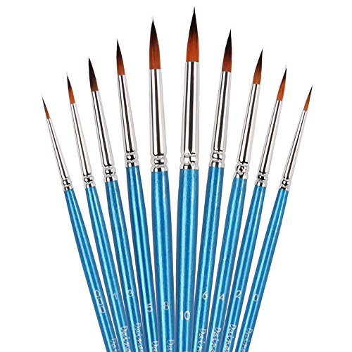 Dainayw detail paint brushes set-10 piece miniature brushes for a…