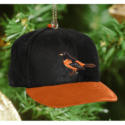 MLB Baltimore Orioles Baseball Cap Ornament