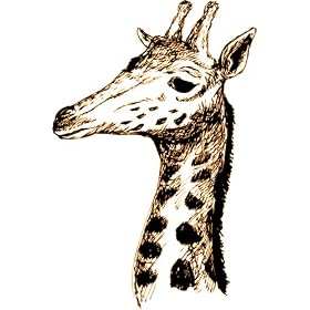 Giraffe Clip Art & Stock Photo Image CD