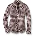 Plaid Western Shirt (Women's Plus 4X Dark Navy)