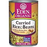Eden Organic Curried Rice & Beans, 15-Ounce Cans (Pack of 12)