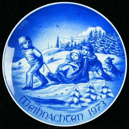Bareuther & Co Christmas Plate-Bareuther Collectible