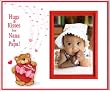 Hugs & Kisses for Nana & Papa Valentine's Picture Frame Gift