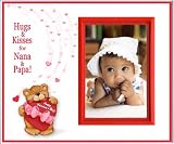 Hugs & Kisses for Nana & Papa Valentine's Picture Frame Gift