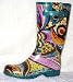Jeffrey Campbell Women's Artist Print Rubber Rain Boots