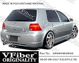 UR99VWGR32 - Volkswagen Golf 99-05 HB VFiber Poly-Urethane R32 Style 1pc Rear Bumper