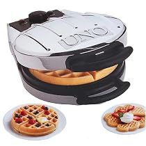 Villaware UNO Reversible Belgian & Heart Waffle Maker