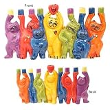 Happy Cat Menorah by Judaica