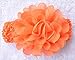 QandSweet Baby Girl's Needle Hook Headbands with Chiffon Grenadine Flower 12-Pack