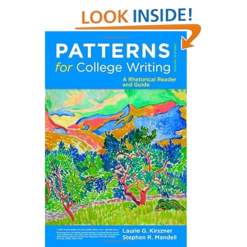 Patterns for College Writing: A Rhetorical Reader and Guide