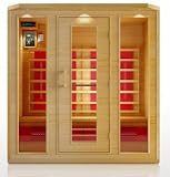 4 PERSON SAUNA Hemlock Ceramic Dry Heat FAR Infrared Portable Detox New 2008