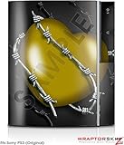 Sony PS3 Skin Barbwire Heart Yellow