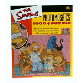 The Simpsons Photomosaics 1000 Puzzle