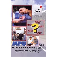 MPU: Sicher zur�ck zum F�hrerschein 2 [VHS]