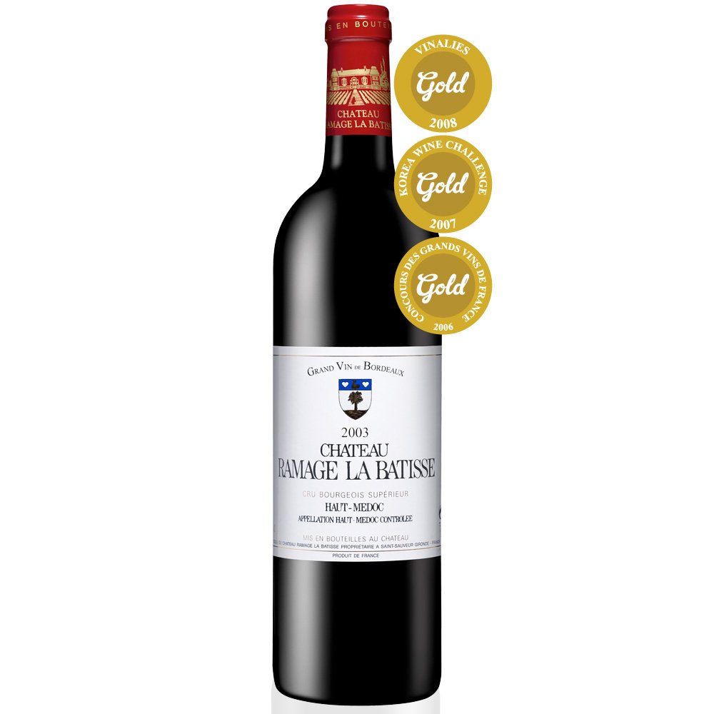 Château Ramage La Batisse Red Wine Bordeaux Cru Bourgeois 2003 The Best Wine & Awards Château Ramage La Batisse Red Wine Bordeaux Cru Bourgeois 2003 The Best Wine & Awards