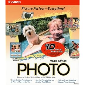 Click here to buy Canon Photo Home Edition 2.0 by Canon Software Publishing.
